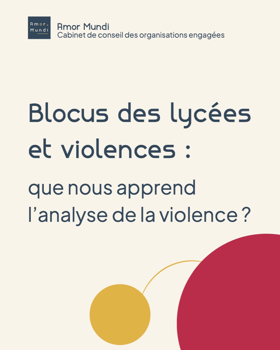 Couverture : Blocus des lycées et violences, que nous apprend l'analyse de la violence ?