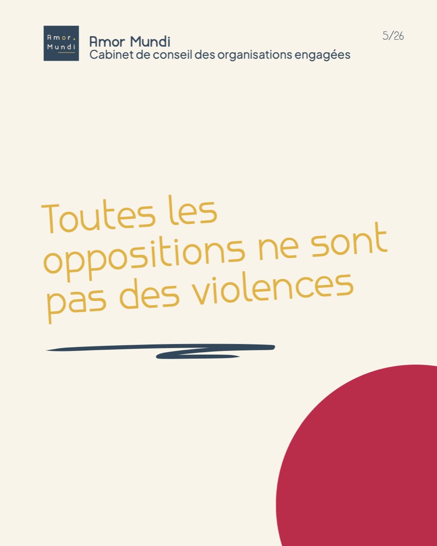 Toutes les oppositions ne sont pas des violences