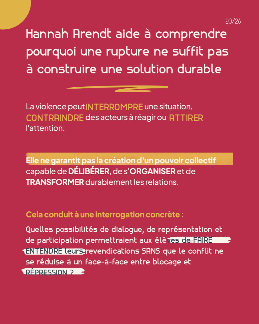 Une rupture ne suffit pas à construire une solution durable